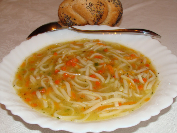 Zeleninová polievka s krupicou 1, Snad bude bříško spokojené
