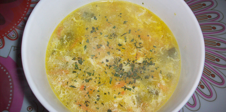Zeleninová polievka s krupicou 2
