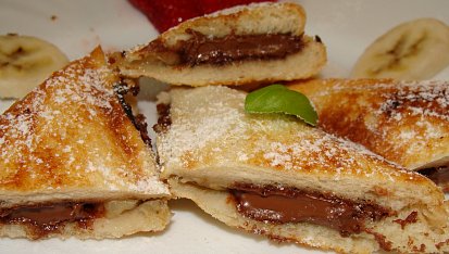 Banánovo-čokoládové toasty, Více čokolády