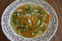 Brokolicová polévka - barevná