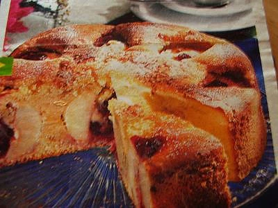 Bublanina s jablíčky a borůvkami, Bublanina s jablíčky a borůvkami