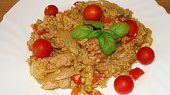 Bulgur s vepřovým masem a zeleninou, Moje porce bulguru :-)