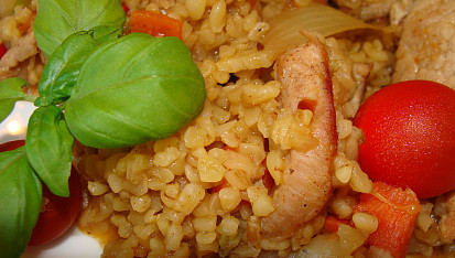 Bulgur s vepřovým masem a zeleninou, Detail 2
