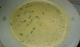 Celerová krémová polévka se šunkou