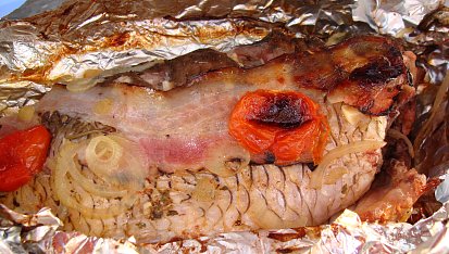 Dědkův kapr - gril