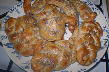 Houstičky+rohlíčky upečené