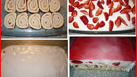 Jogurtové řezy s ovocem