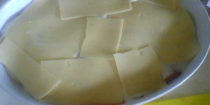 pokladené sýrem
