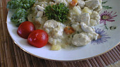 Kuřecí maso v kedlubnách, Kuřecí maso v kedlubnách