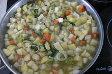 restování zeleniny...