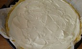 Kynutý nekynutý rebarborový koláč (Těsto pomazané plňkou)