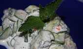Okurkový salát s mátou