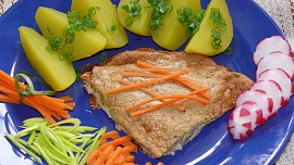 Pangasius pod parmazánovou dečkou