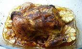 Pečené kuře na česneku, Pečené kuře na česneku