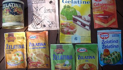 Piškot se želatinovým kokosem, Želatina
