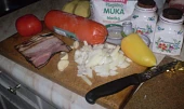 Polévka skoro-gulášovka, příprava