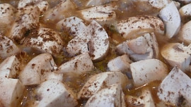 Přírodní kotlet s žampiony