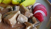 Přírodní kotlet s žampiony (je hotovo)