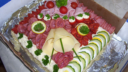 Slaný chlebový dort