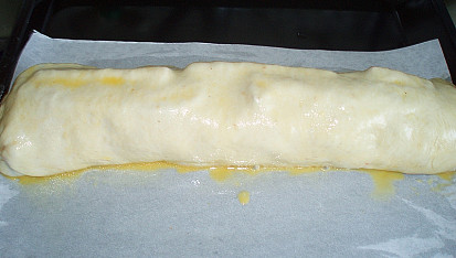 Slaný kynutý závin, zabalíme