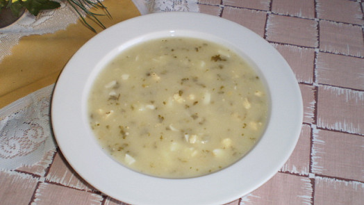 Šťovíková polévka