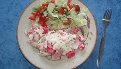 Surimi - lehká večeře