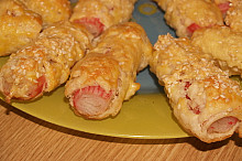 surimi v lístkovém těstě