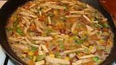 Tofu s kuskusem a zeleninou, ..s tofu a po zalití