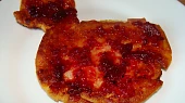 Tvarohové lívanečky s marmeládou a jogurtem, Lívancová kačenka