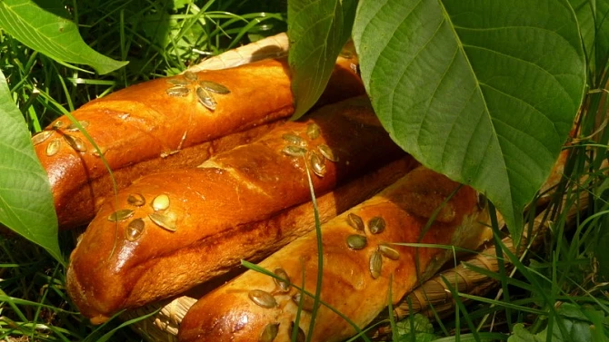 Bramborákové celozrnné bagety