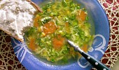 Brokolicová polévka - barevná