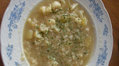 Dietní květáková polévka
