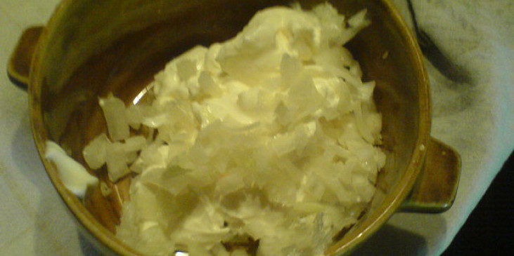 Domácí tatarská omáčka (Majolka s cibulí)