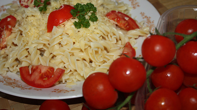 Italské těstoviny s rajčaty, Italské těstoviny s rajčaty