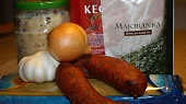Klobásová směs na těstoviny, ...suroviny...