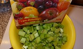 Koláč s rebarborou a nektarinkami, rebarbora a fruktoza