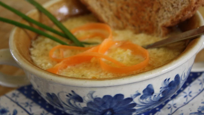 Krémová česnečka s toasty, Krémová česnečka s tousty