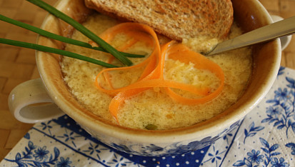 Krémová česnečka s toasty, Krémová česnečka s tousty
