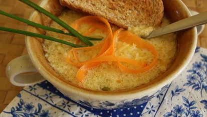 Krémová česnečka s toasty, Krémová česnečka s tousty