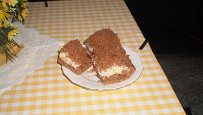 Krtkův dort na plechu