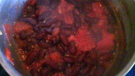 Kuskus s rajčatovými fazolemi
