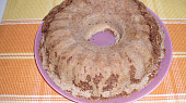Mechový dort, moučník před politím čokoládou