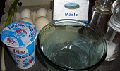 Míchaná vejce,  suroviny a ingredience