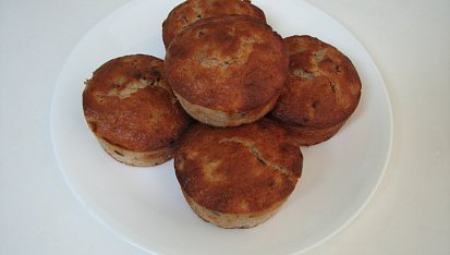 Muffiny s rozinkami