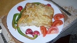 Mušle plněné pangem-zapečené