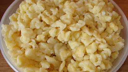Nokerle (noky) s vajíčkem, Nokerle s kurkumou