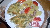 Pangasius pod vajíčkem, hotovo