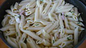 Penne so šunkovo-syrovou omáčkou a koňakom