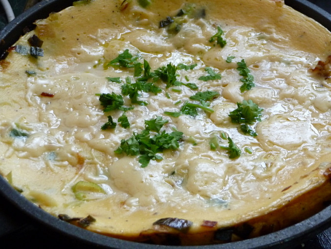 Pórková omeleta