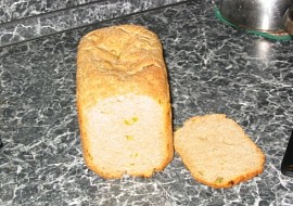 Pórkový chlebík se sýrem Cottage